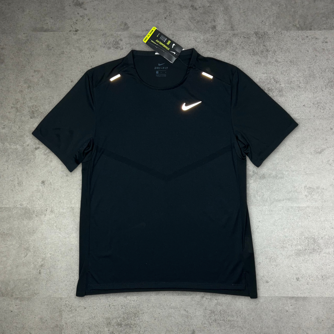Nike Dri-Fit Rise 365 T-Shirt - Black