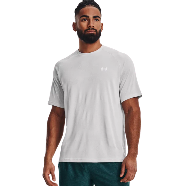 Under Armour Velocity Jacquard T-Shirt - Platinum
