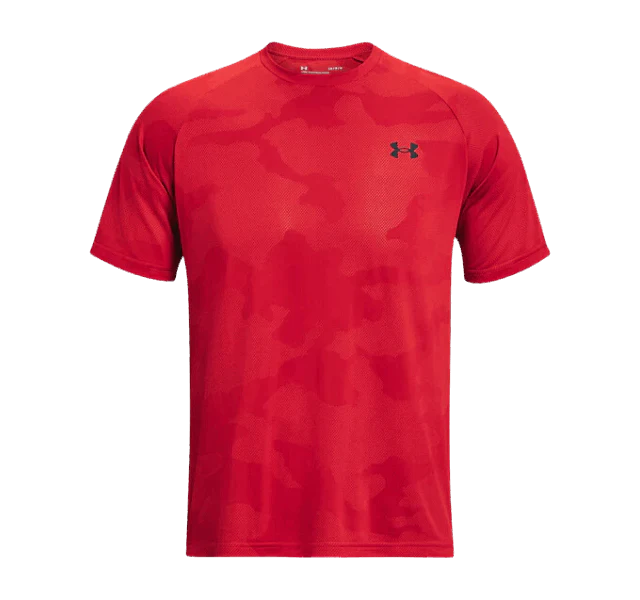 Under Armour Velocity Jacquard T-Shirt - Dark Red