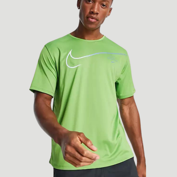 Nike Run Division Swoosh T-Shirt - Kiwi