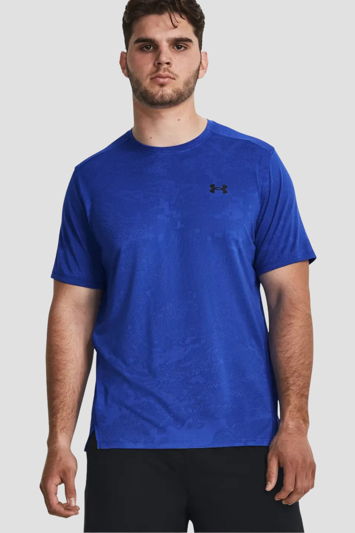 Under Armour Tech Vent Jacquard T-Shirt - Royal Blue