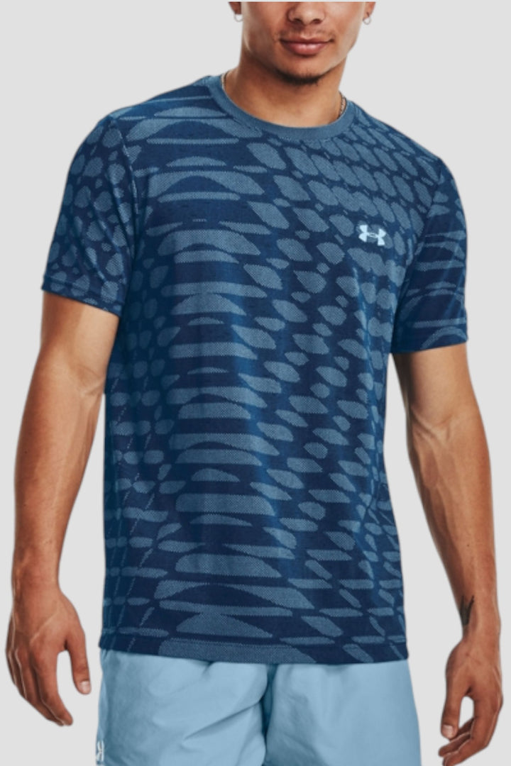 Under Armour Seamless RippleT-Shirt - Blue