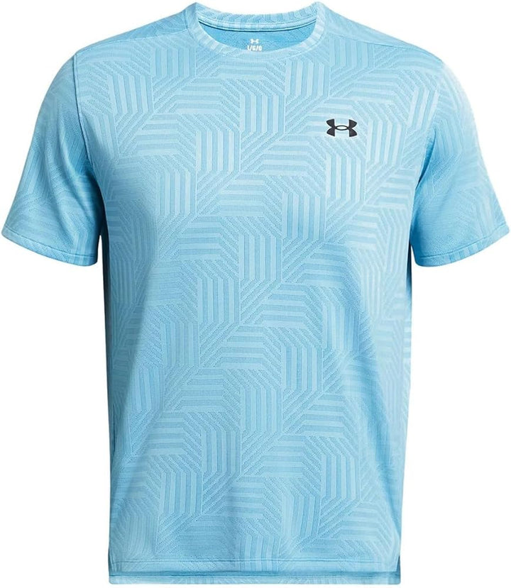 Under Armour Tech Vent Geotessa T-Shirt - Crystal Blue