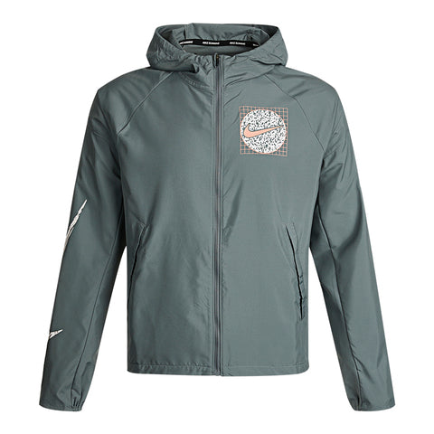 Nike GX Graphic Windrunner - Grey/White
