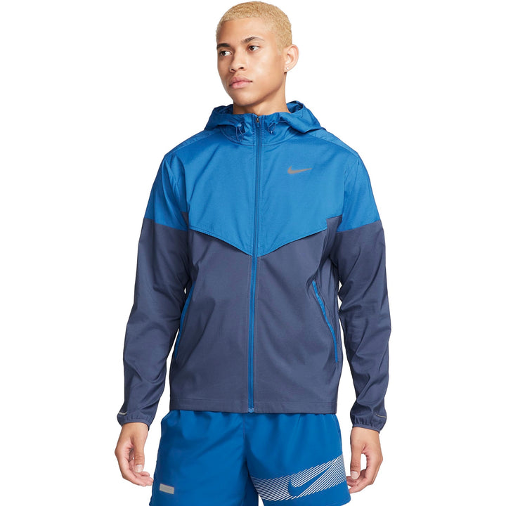 Nike Repel Packable Windrunner - Court Blue/Thunder Blue