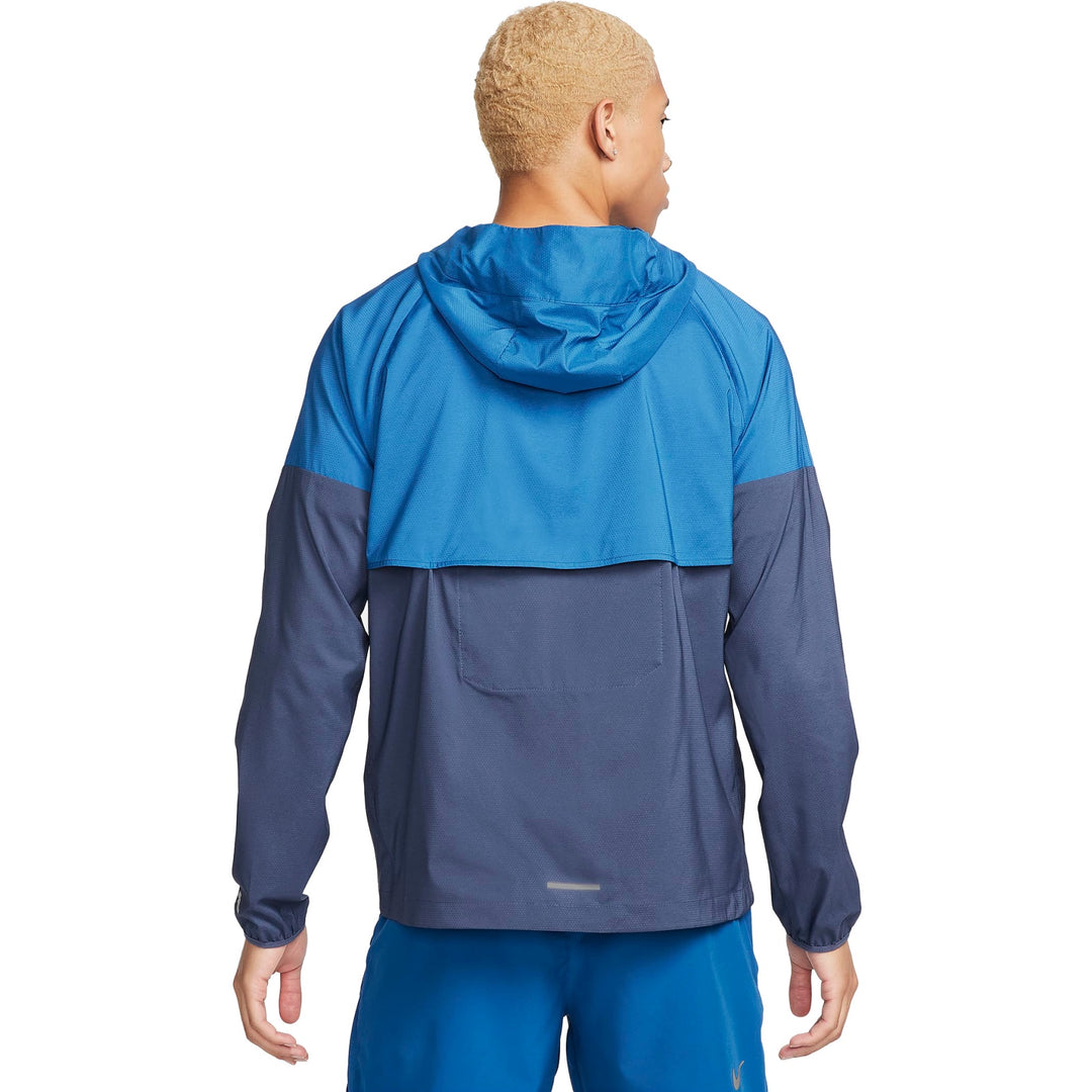 Nike Repel Packable Windrunner - Court Blue/Thunder Blue