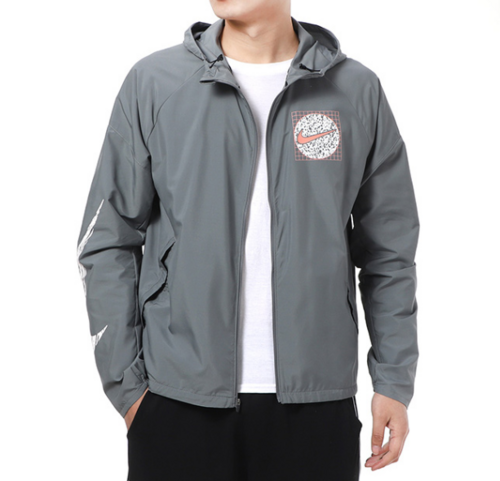 Nike GX Graphic Windrunner - Grey/White