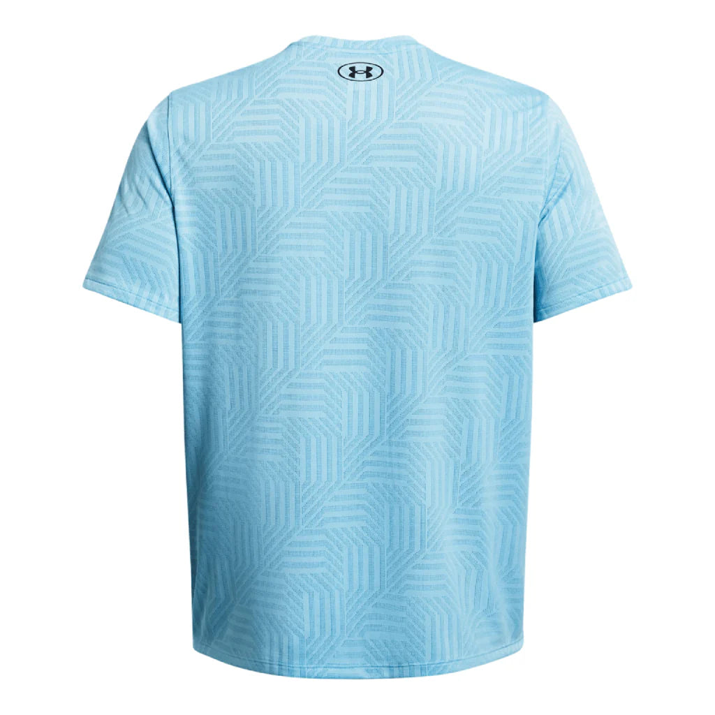 Under Armour Tech Vent Geotessa T-Shirt - Crystal Blue