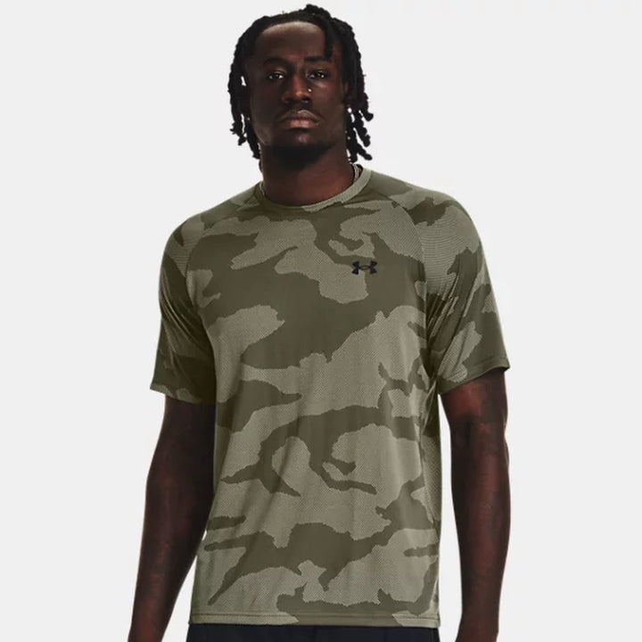 Under Armour Velocity Jacqaured T-Shirt - Khaki