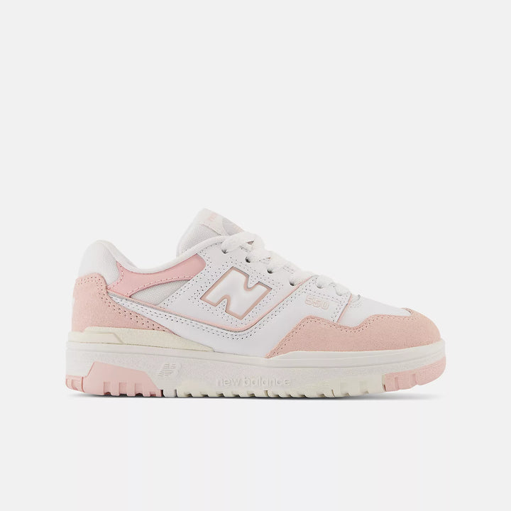 New Balance 550 Pink Haze Trainers (W) - White/Pink